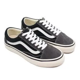 ونس اولداسکول مشکی طوسی کوتاه