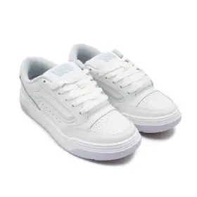 کفش ونس چرم فول سفید(های لن)