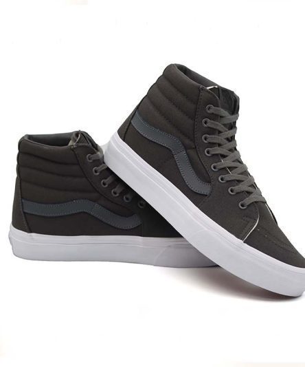 کفش ونس طوسی ساق بلند