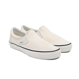 کفش ونس کرم دخترانه | ونس کرم جورابی VANS SLIP-ON BEIGE