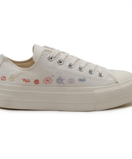 کانورس پلتفرم کرم گلدوزی کوتاه