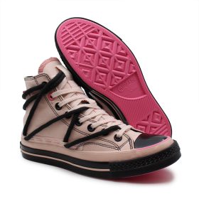 کانورس صورتی بندمشکی زنانه