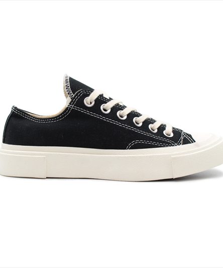 کانورس مشکی سفید کوتاه -دبو