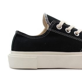 کانورس مشکی سفید کوتاه -دبو