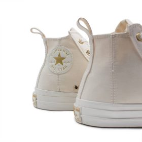 کانورس کرم روشن پارچه ای ساق بلند