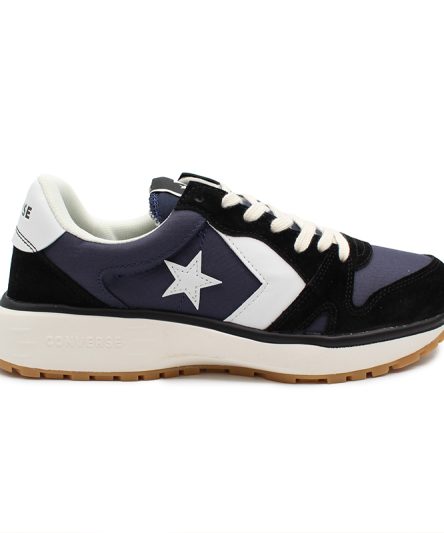 کانورس ران استارترینر طوسی مشکی، یک انتخاب بی‌نظیر و همیشگی برای کسانی است که به دنبال تجربه‌ای از راحتی و سبکی همراه با ظاهری آراسته و مد روز هستند.