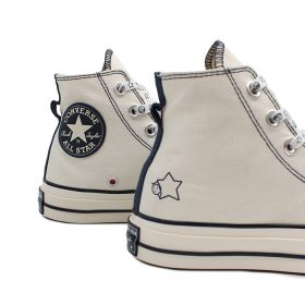 کانورس طرحدار سفید ساق بلند(نوریتک)