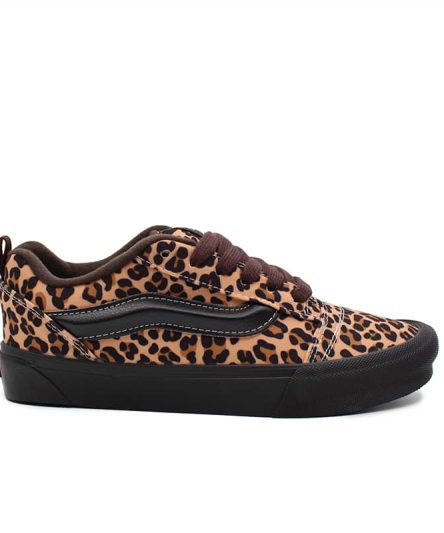 کفش ونس پلنگی قهوه ای مشکی