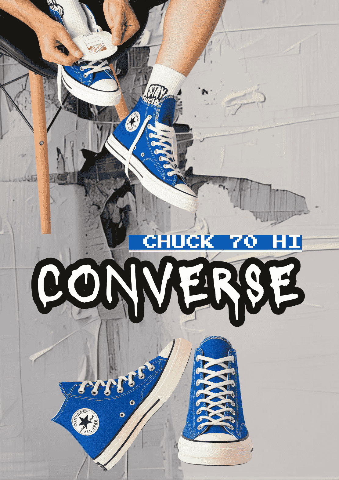 Converse CHUCK 70 HI-Blue (2)