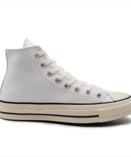 کانورس چرم سفیدچاک70 ساق بلند