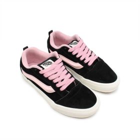 کفش ونس مشکی خط صورتی