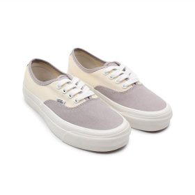 کفش ونس کلاسیک بندی طوسی کرم