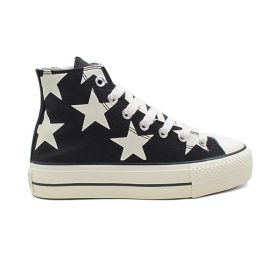 کانورس مشکی سفید