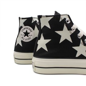 کانورس چاک 1970پلتفرم مشکی ساق بلند(طرح ستاره)