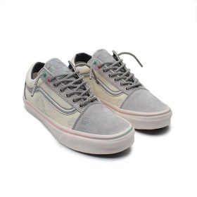 کفش ونس اولداسکول لیمویی باخط نقره ای (طرح دار)