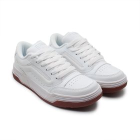 کفش ونس چرم سفیدهایلن بالژعسلی