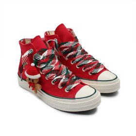 کفش کانورس زنانه مدل جوراب زنجبیلی قرمزساق بلند