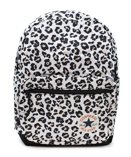 کوله پشتی کانورس طرح دارLEOPARDمشکی سفید