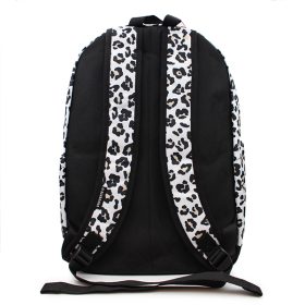 کوله پشتی کانورس طرح دارLEOPARDمشکی سفید